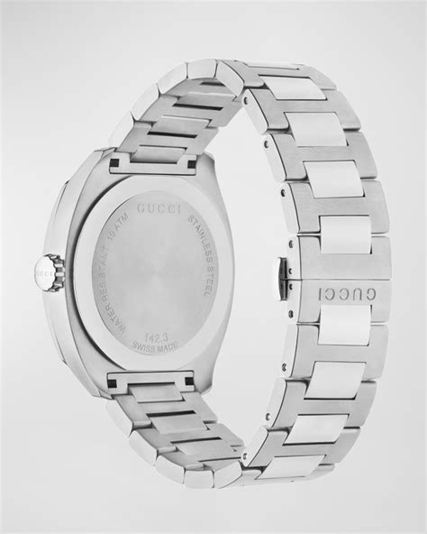 Gucci Men's GG2570 41mm Stainless Steel Bracelet 